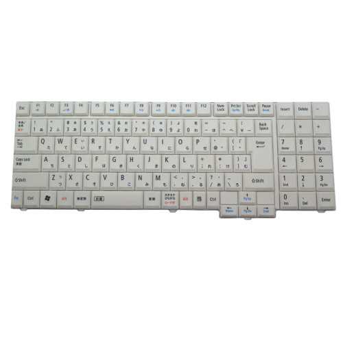 Laptop Keyboard For NEC LaVie LL750/BS6P PC-LL750BS6P LL750/WG3EP PC-LL750WG3EP LL750/WG6P PC-LL750WG6P LL758/AS01P PC-LL758AS01P LL758/BS01P PC-LL758BS01P Japanese JP JA White New