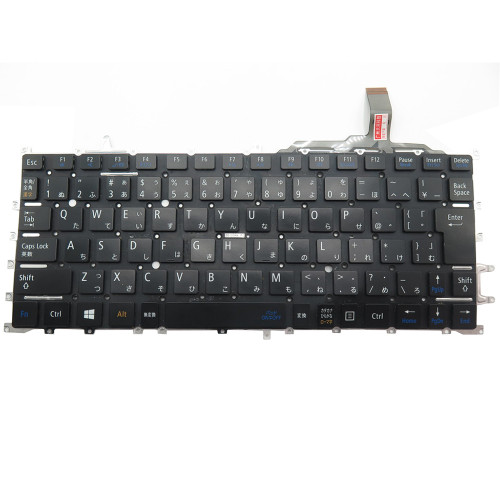 Laptop Keyboard For NEC VersaPro VJ22T/GG-S VJ22TGG-S PC-VJ22TGGDS PC-VJ22TGGGS Japanese JP JA Black Without Backlit Used