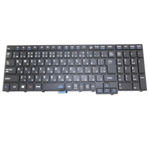 Laptop Keyboard For NEC VersaPro VJ22T/WE-M VJ22TWE-M PC-VJ22TWEDM PC-VJ22TWECM PC-VJ22TWEEM PC-VJ22TWENM Japanese JP JA Black With Numeric Keypad Used