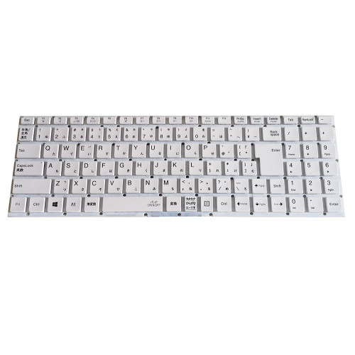 Laptop Keyboard For NEC Lavie N1535/BAW-E3 PC-N1535BAW-E3 N1535/BAW-T PC-N1535BAW-T N1535/BAW-YC PC-N1535BAW-YC Japanese JP JA White Without Backlit Used