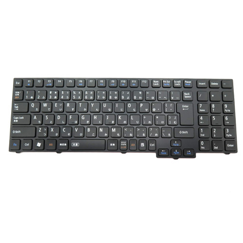 Laptop Keyboard For NEC VersaPro VJ19E/D-E VJ19ED-E PC-VJ19EDZCE PC-VJ19EDZNE VJ26M/D-E VJ26MD-E PC-VJ26MDZCE PC-VJ26MDZNE VJ20E/D-E VJ20ED-E Japanese JP JA Black With Numeric Keypad Used