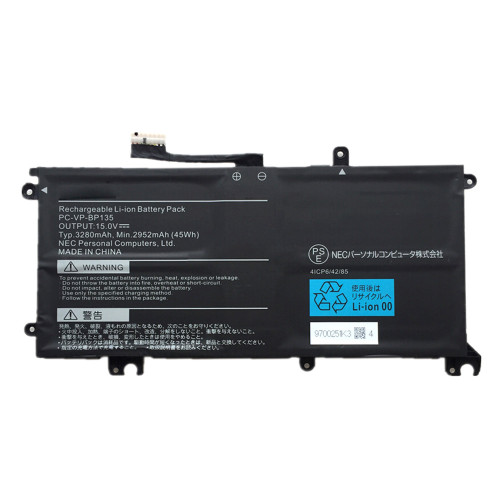 Laptop Battery For NEC VersaPro PC-VJT16M3763J6 PC-VJT16M3773J6 PC-VJT16M3793J6 PC-VJT16M3G43J6 PC-VJT16M3G44R6 PC-VJT16M3G63J6 PC-VJT16M3G73J6 PC-VJT16M3G93J6 15.0V 2952MAH 45WH New