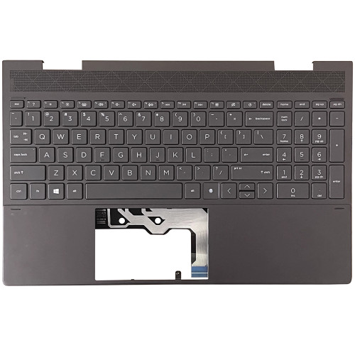 Laptop PalmRest&Keyboard For HP Envy X360 15-EE0011AU 15-EE0012AU 15-EE0013AU 15-EE0014AU 15-EE0015AU 15-EE0016AU 15-EE0017AU 15-EE0029AU with backlit United States US Brown