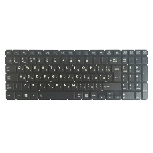 Laptop Keyboard For Toshiba Satellite L55T-B L55T-B5257W L55T-B5271 L55T-B5278 L55T-B5330 Russia RU Black Without Backlit Big Enter New