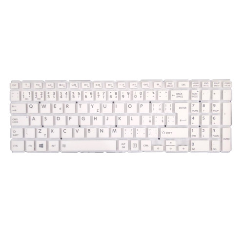 Laptop Keyboard For Toshiba Satellite L50-C L50T-C L50D-C L50DT-C L50-CBT2G22 L50-CBT2N03 L50D-CBT2N22 L50D-CBT2NX1 Czech CZ White Without Backlit New