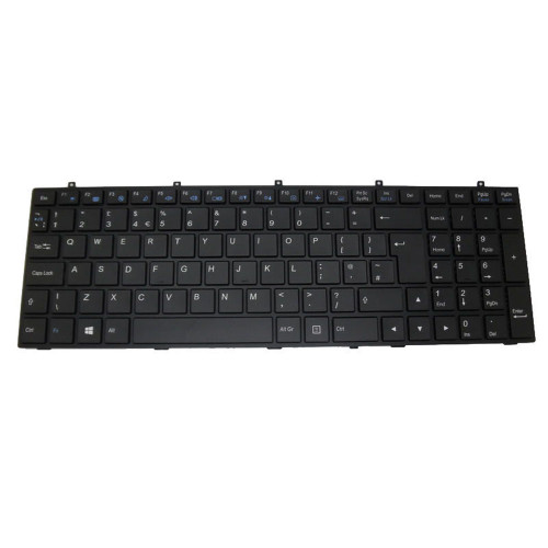 Laptop Keyboard For Gigabyte P55K P55K V4 P55K V5 P55G V5 P55W P55W R7 P55W V4 P55W V5 P55W V6 P55W V7 P55W V6-PC3D P55W-BW1 United Kingdom UK With Black Frame New
