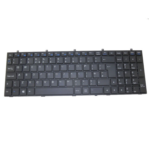 Laptop Keyboard For CLEVO W670RBQ W670RBQ1 W670RZW W670RZW1 W670RCQ W670RCQ1 W670RCW W670RCW1 United Kingdom UK With Black Frame New