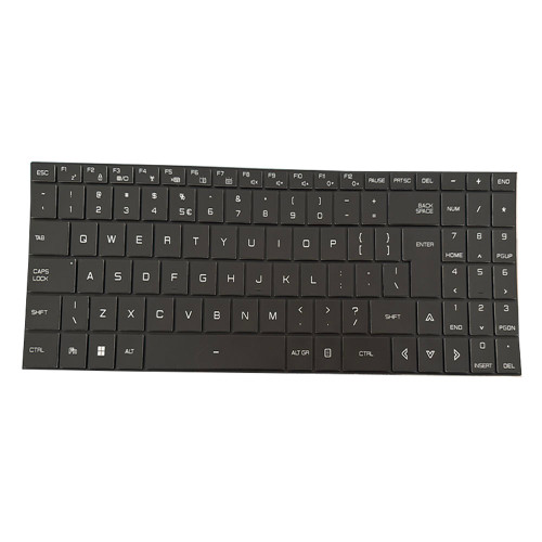 Laptop Keyboard For Hyperbook Pulsar V17 GM7PX8N INTERNATIONAL English UI With Frame With Backlit