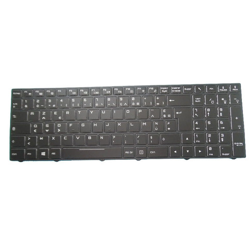 Laptop 3 Zone RGB Backlit Keyboard For 2AM H700 160F0810PN2C French FR Black With Black Frame New