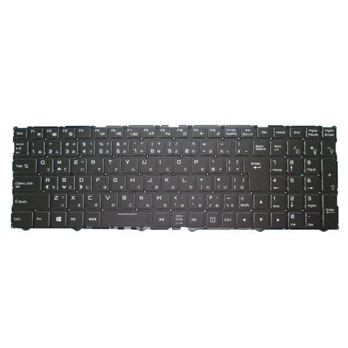 Laptop Backlit Keyboard For 2AM Challenger E500 Japanese JP Black With Black Frame New
