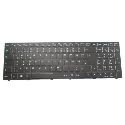 Laptop Backlit Keyboard For 2AM C300 115F0810HN1C German GR Black With Black Frame New