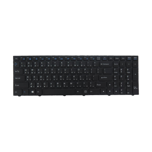 Laptop Monochrome Backlit Keyboard For CVM15F23K0J430R 6-80-N7500-020-1R Traditional Chinese TW With Black Frame New