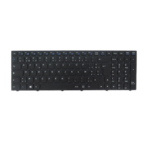 Laptop Monochrome Backlit Keyboard For CVM1F26B0J4308 6-80-N7500-240-1 Belgium BE With Black Frame New