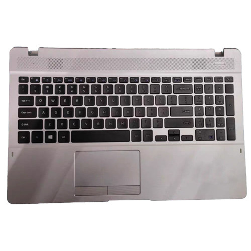 Laptop PalmRest&keyboard For Samsung NP370B5L NP371B5L NP370E5L 370B5L 371B5L 370E5L English US Upper Case With Touchpad Silver New