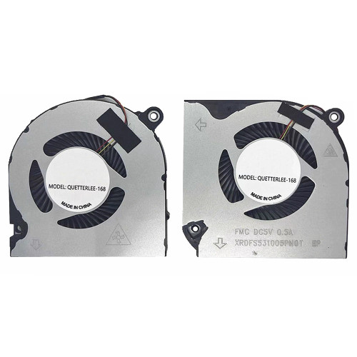 Laptop CPU GPU FAN For QUETTERLEE-168 XRDFS531005PN0T-FMS VGA FAN XRDFS531005PN0T EP FMS DC 5V 0.5A 4PIN New