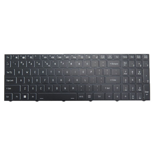 Laptop No Backlit Keyboard For Metabox Prime-S PC70DP English US Black With Frame New