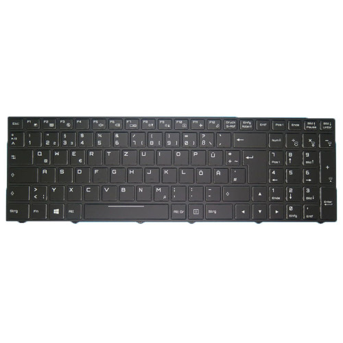 Laptop With Backlit Keyboard For Metabox P955ET1 Workstation German GR Black With Frame New