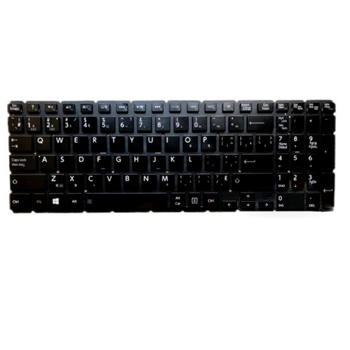 Laptop Keyboard For Toshiba Satellite L50-B L50-B-1P1 L50-B-182 L50-B-2EC L50-B-1KJ L50-B-1DZ L50-B-2JDL L50-B-23H L50-B-1NX L50-B-16p L50-B-1NL Canada CA Black With Backlit Small Enter New