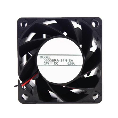 Cooling Fan For NMB 06038RA-24N-EA 60*60*38MM 24VDC 0.35A 2Lines New