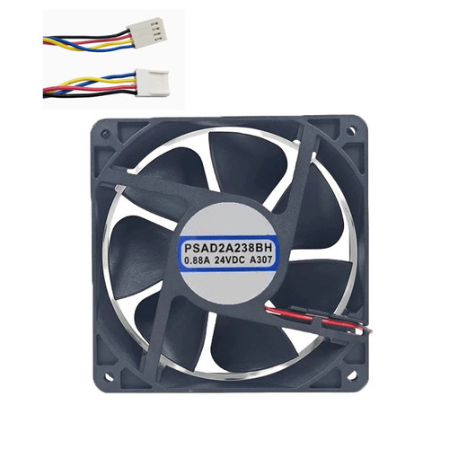 Cooling Fan For NSTECH PSAD2A238BH-A307 120*120*38MM 24VDC 0.88A 4Lines New