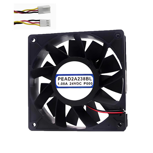 Cooling Fan For NSTECH PEAD2A238BL-P000 120*120*38MM 24VDC 1.08A 3Lines New