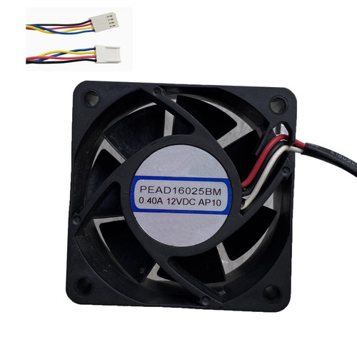 Cooling Fan For NSTECH PEAD16025BM-AP10 60*60*25MM 12VDC 0.4A 4Lines New