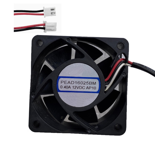 Cooling Fan For NSTECH PEAD16025BM-AP10 60*60*25MM 12VDC 0.4A 2Lines New