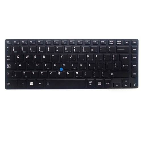 Laptop Keyboard For Toshiba Tecra Z40-B Z40-B-100 Z40-B-104 Z40-B-105 Z40-B-107 Z40-B-10G Z40-B-10E Z40-B-10J English US Big Enter Black With Frame With Backlit&Pointing New
