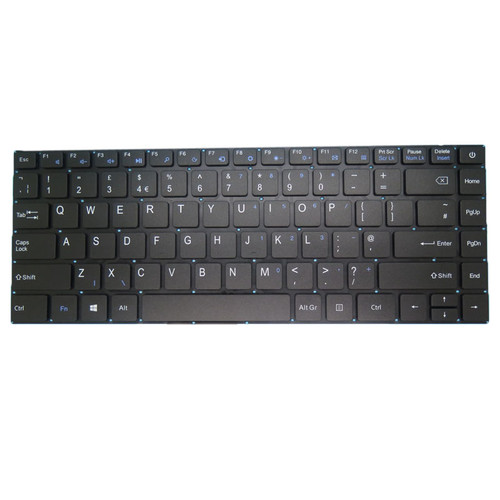 Laptop Keyboard For Lanix For Neuron X V3 Flex Silver United Kingdom UK No Frame New