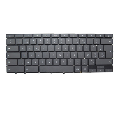 Laptop Keyboard For Lenovo Ideapad 3 CB-14IGL05 82C1 Belgium BE Without Frame Black New
