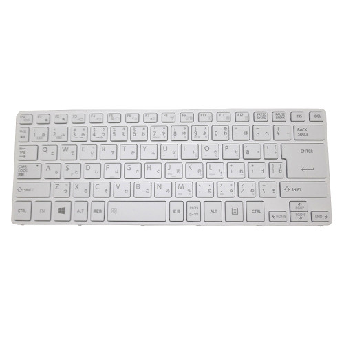 Laptop Keyboard For Dynabook Tecra A40-D A40-D-10W A40-D-11N A40-D-125 A40-D-126 A40-D-12N A40-D-12P A40-D-17E Japanese JP JA White Without Backlit&Pointing New
