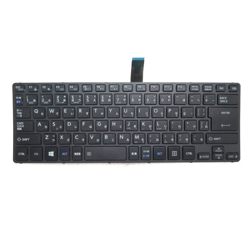 Laptop Keyboard For Dynabook Tecra A40-D A40-D-10W A40-D-11N A40-D-125 A40-D-126 A40-D-12N A40-D-12P A40-D-17E Japanese JP JA Black Without Backlit&Pointing New