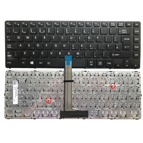 Laptop Keyboard For Toshiba Portege A30T-C A30T-C1340 United Kingdom UK Black Without Backlit&Pointing New