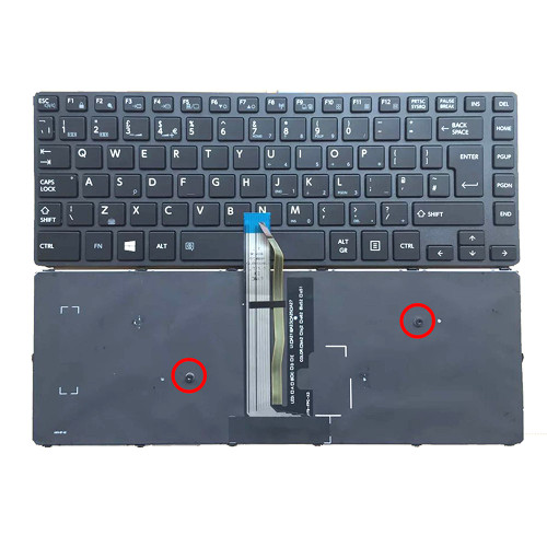 Laptop Keyboard For Toshiba Portege R30-D PT381A PT383A-0JC02N PT383C-0MT031 PT385A-05S006 PT387A PT389A United Kingdom UK Black With Backlit Without Pointing New