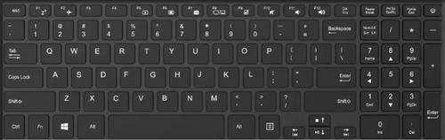 Laptop Keyboard For iRU Caliber 15Y Russian RU Black New