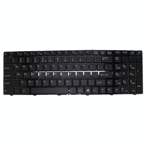 Laptop Keyboard For Terra Mobile 1766Q PRO United States US With Black Frame