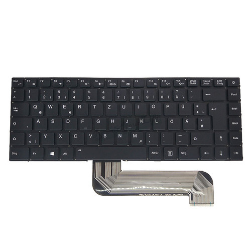 Laptop Keyboard For Terra Mobile 1460Q Black Without Frame  German GR