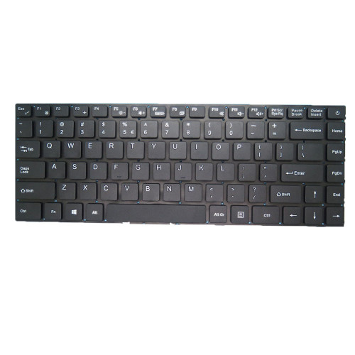 Laptop Keyboard For Terra Mobile 1460 Black Without Frame United States US