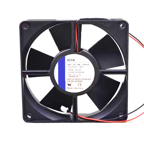 Cooling Fan For Ebmpapst 4314 DC24V 6W 220mA 2PIN New