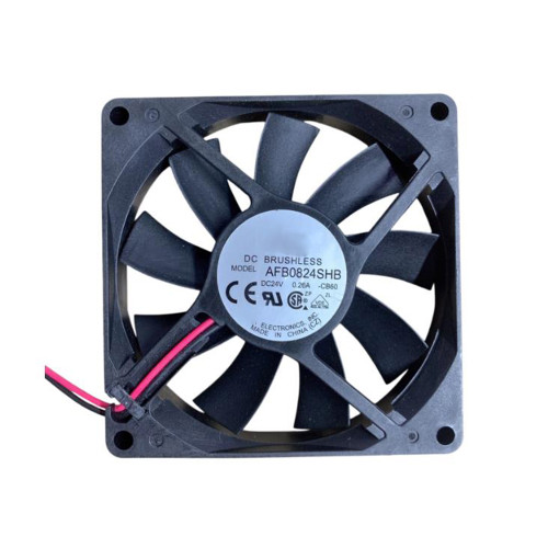 Cooling Fan AFB0824SHB-CB60 DC24V 0.26A 8CM 2PIN New
