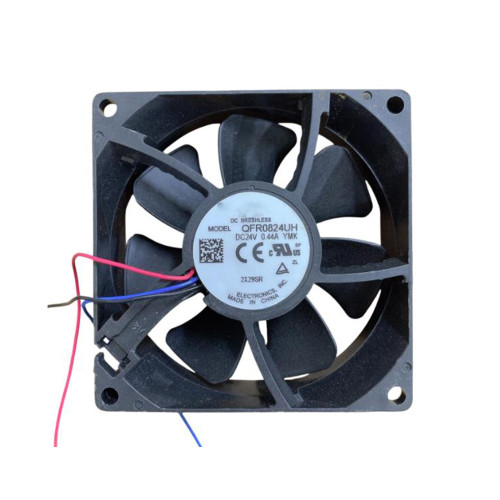 Cooling Fan QFR0824UH-YMK DC24V 0.44A 8CM 3PIN New