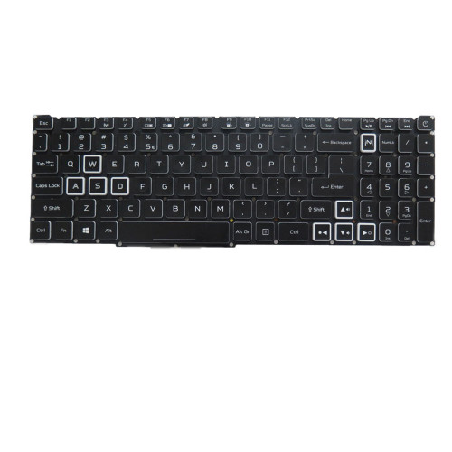 4-zone RGB Backlight Laptop Keyboard For ACER SV05P_A72BWL 045060E9K201 PK132WV1B00 AEZAUR01020 ACM18K363U4 NKI151310B NK.I1513.10B English US Black Keyboard New