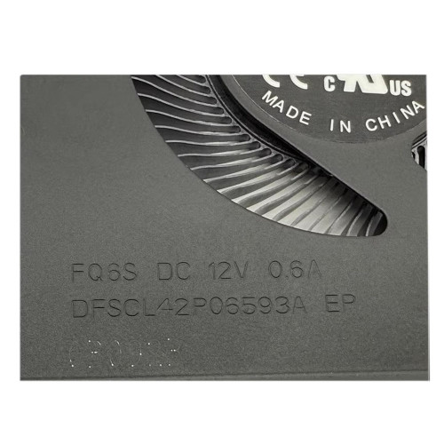 Laptop CPU FAN For DFSCL42P06593A-FQ6S DFSCL42P06593A EP FQ6S 4PIN DC 12V 0.6A New