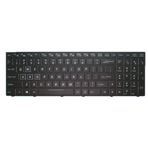 Laptop Keyboard For Hyperbook N85 N850HK N850HK1 United States US With Frame With Backlit
