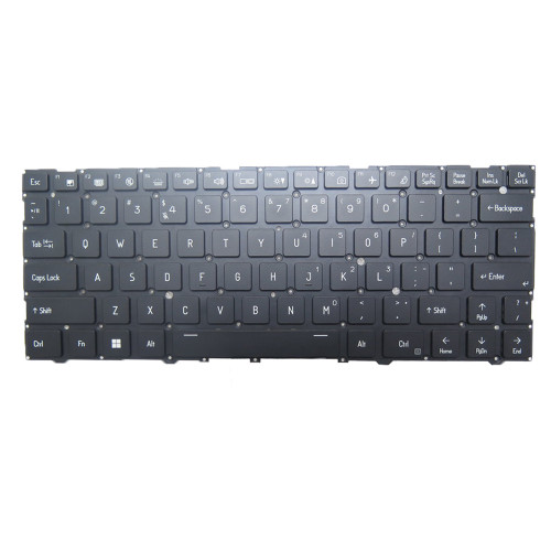 Laptop Keyboard For HYPERBOOK L14 ULTRA L240TU United States US Without Frame Black