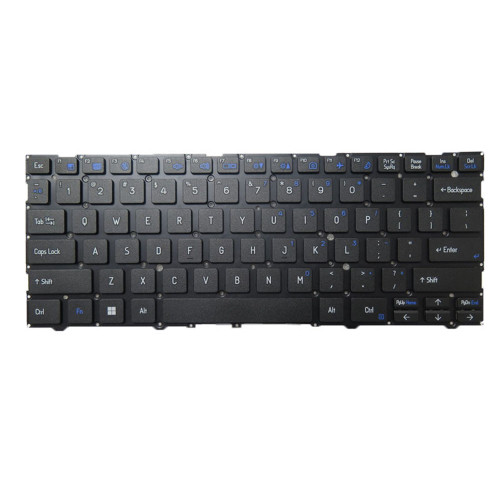 Laptop No Backlit Keyboard For Metabox Flo L140PU-i7 L140PU i7 English US Black Without Frame New