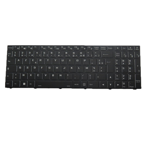 Laptop Per-Key RGB Backlit Keyboard For Metabox Edge NL57AU-i5 NL57AU i5 French FR With Black Frame New