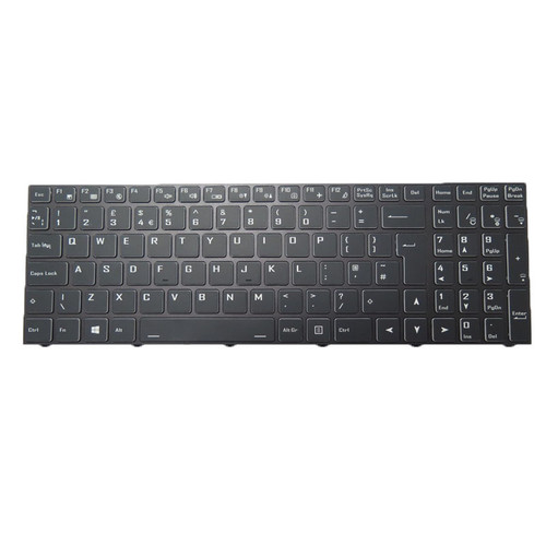Laptop Per-Key RGB Backlit Keyboard For Metabox Edge NL57AU-i7 NL57AU i7 United Kingdom UK With Black Frame New