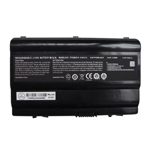 Laptop Battery For Metabox Prime P750ZM P750DM P750DM-G P770ZM P770DM P770DM-G 14.8V 82WH 5400mAh New