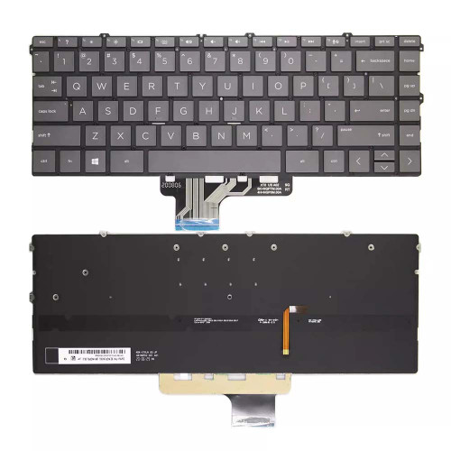 Laptop Keyboard For HP Spectre x360 13-AW2511TU 13-AW2527TU 13-AW2534TU 13-AW0272TU 13-AW0273TU 13-AW0003TU 13-AW0008TU 13-AW0039TU with backlit United States US Brown New
